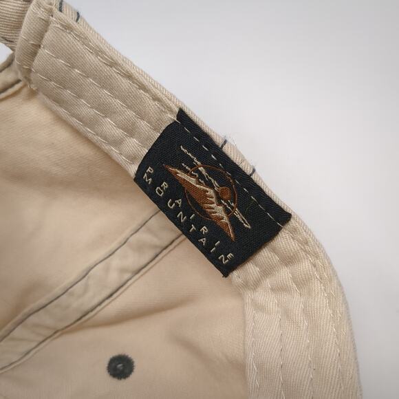 Leavenworth Washington Baseball Cap Beige One Size Adjustable Prairie Mountain - Picture 9 of 10